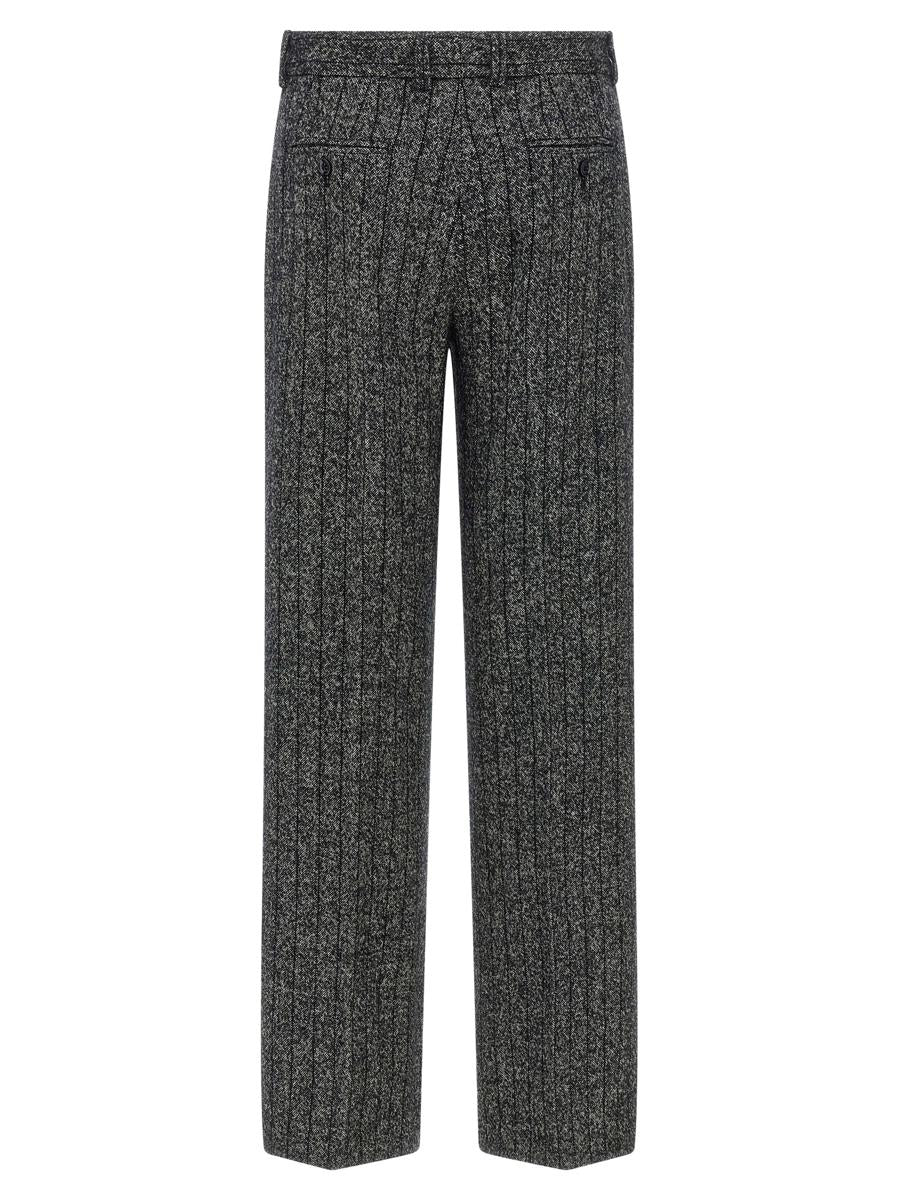 Dolce & Gabbana gestreifte Wollhose