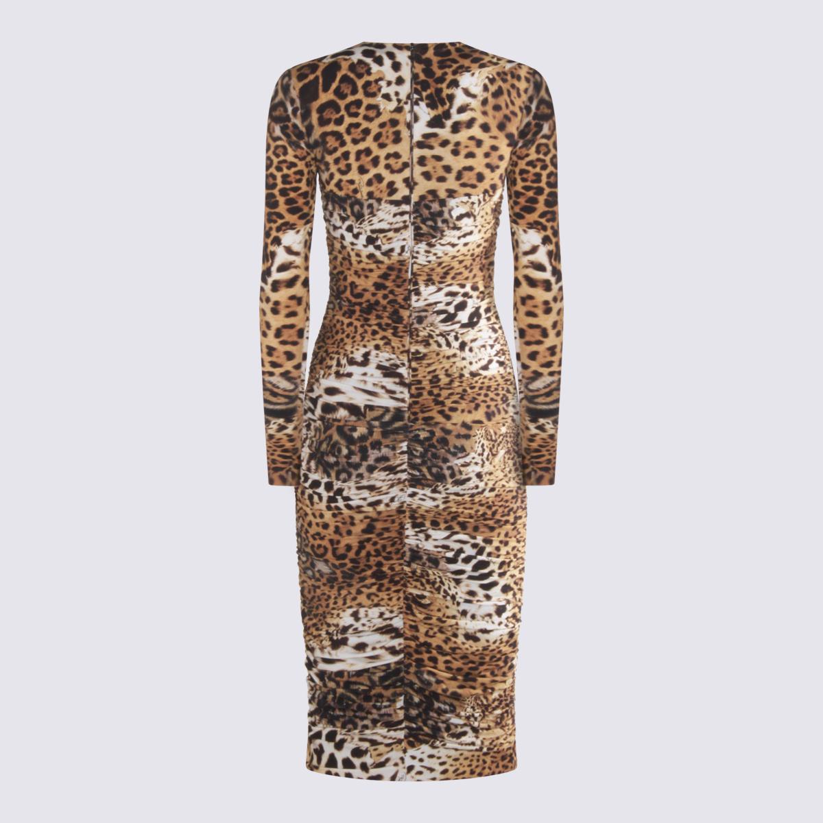 Roberto Cavalli – Mehrfarbiges Midikleid