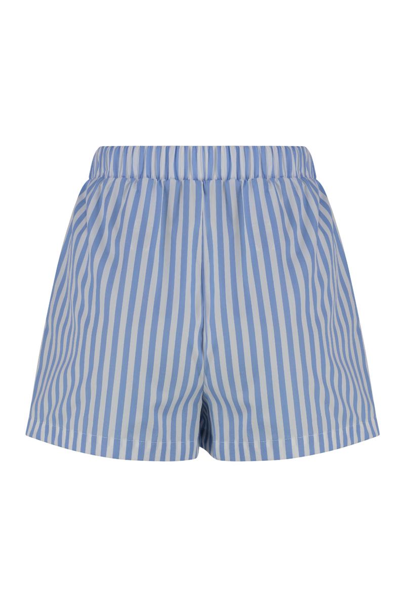 Gestreifte Popeline-Shorts von Elisabetta Franchi