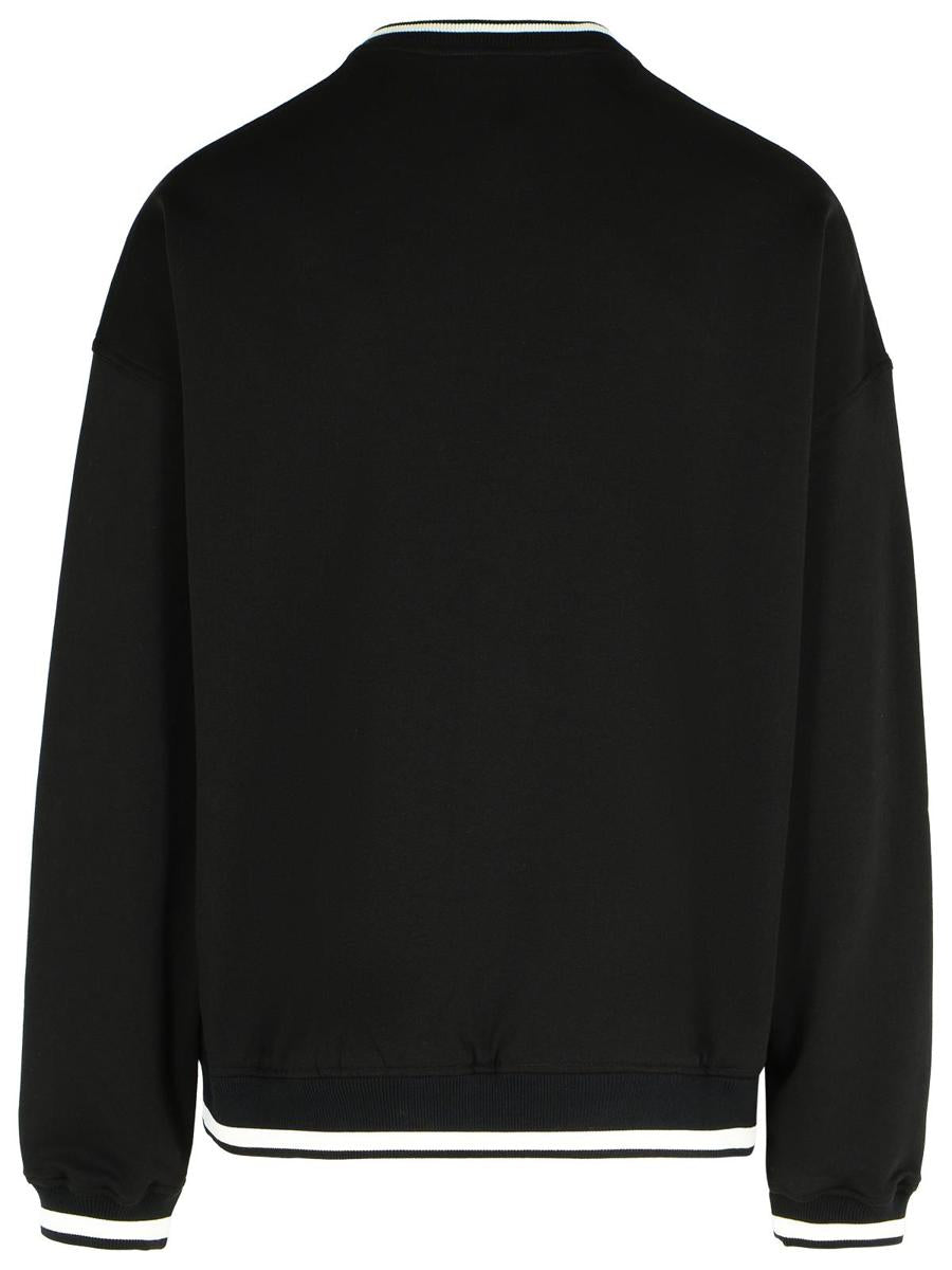 Dolce & Gabbana Schwarzes Baumwoll-Sweatshirt