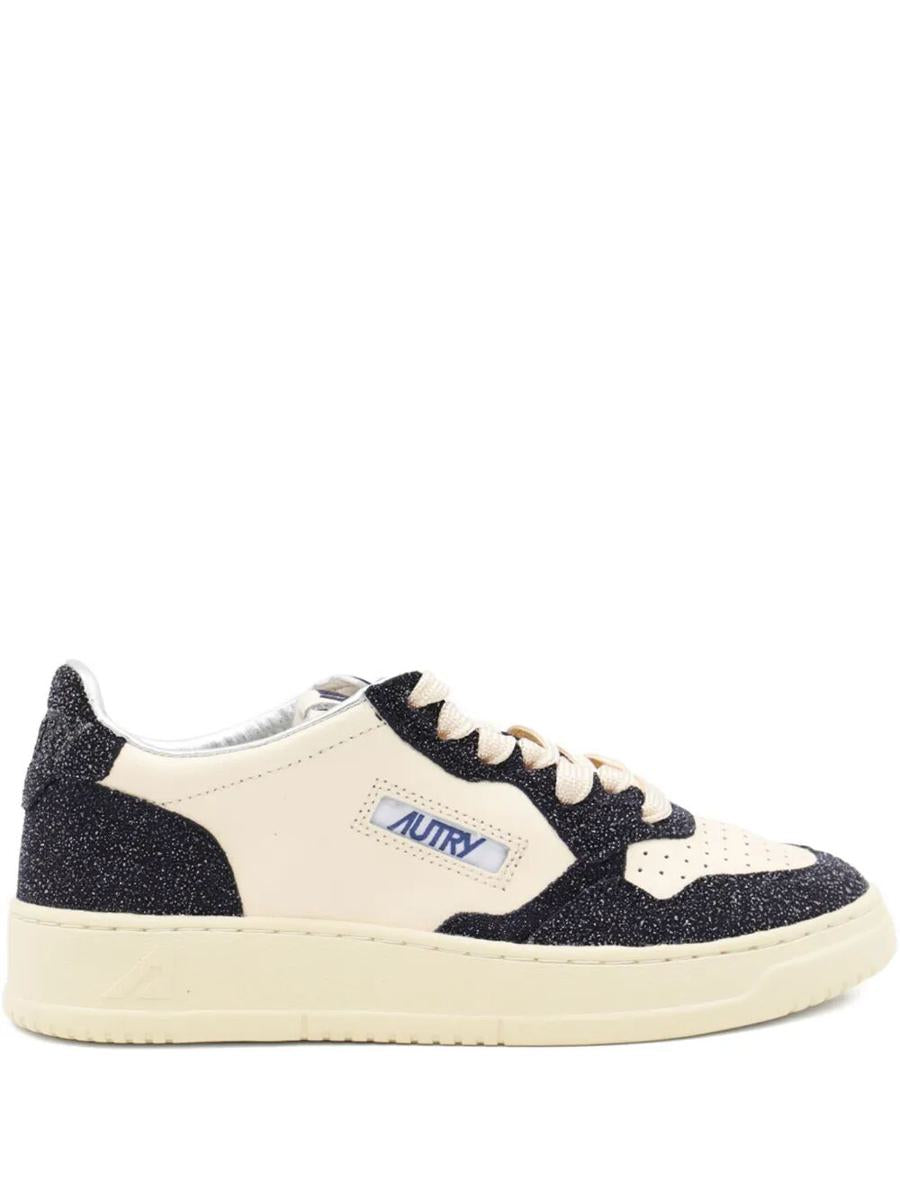 Autry „Medalist Low“ Doppel-Sneakers aus Leder