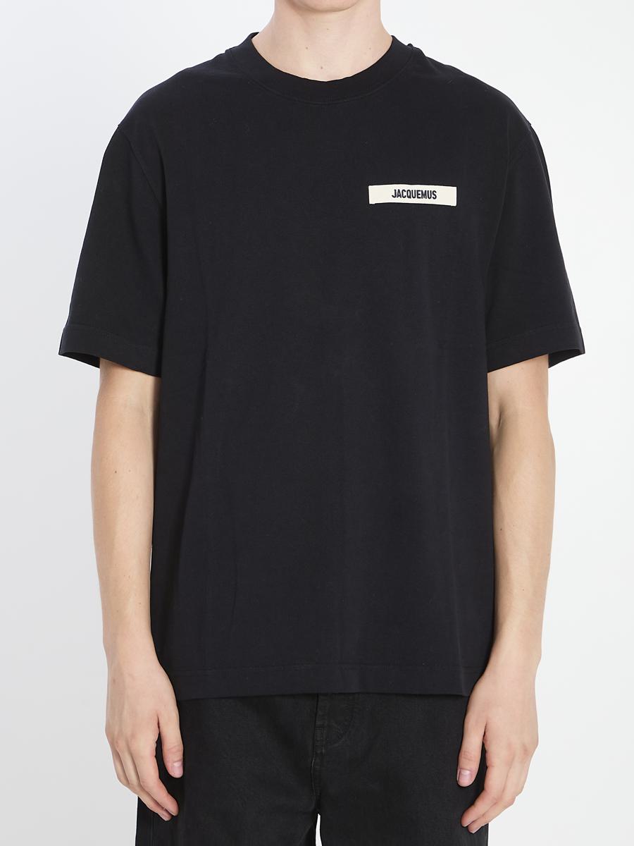 T-Shirt aus Grosgrain