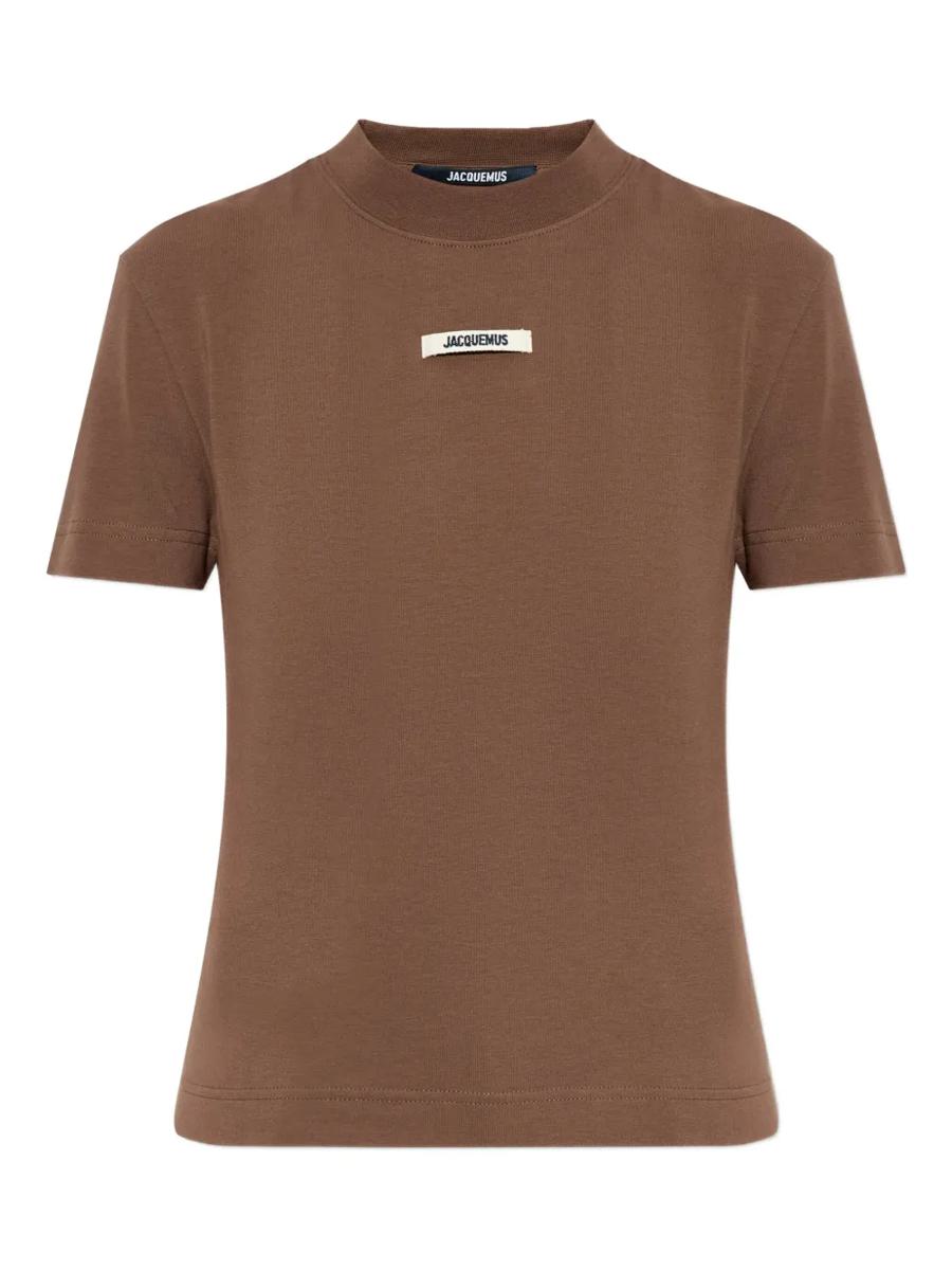 Jacquemus – T-Shirt mit Logo-Applikation