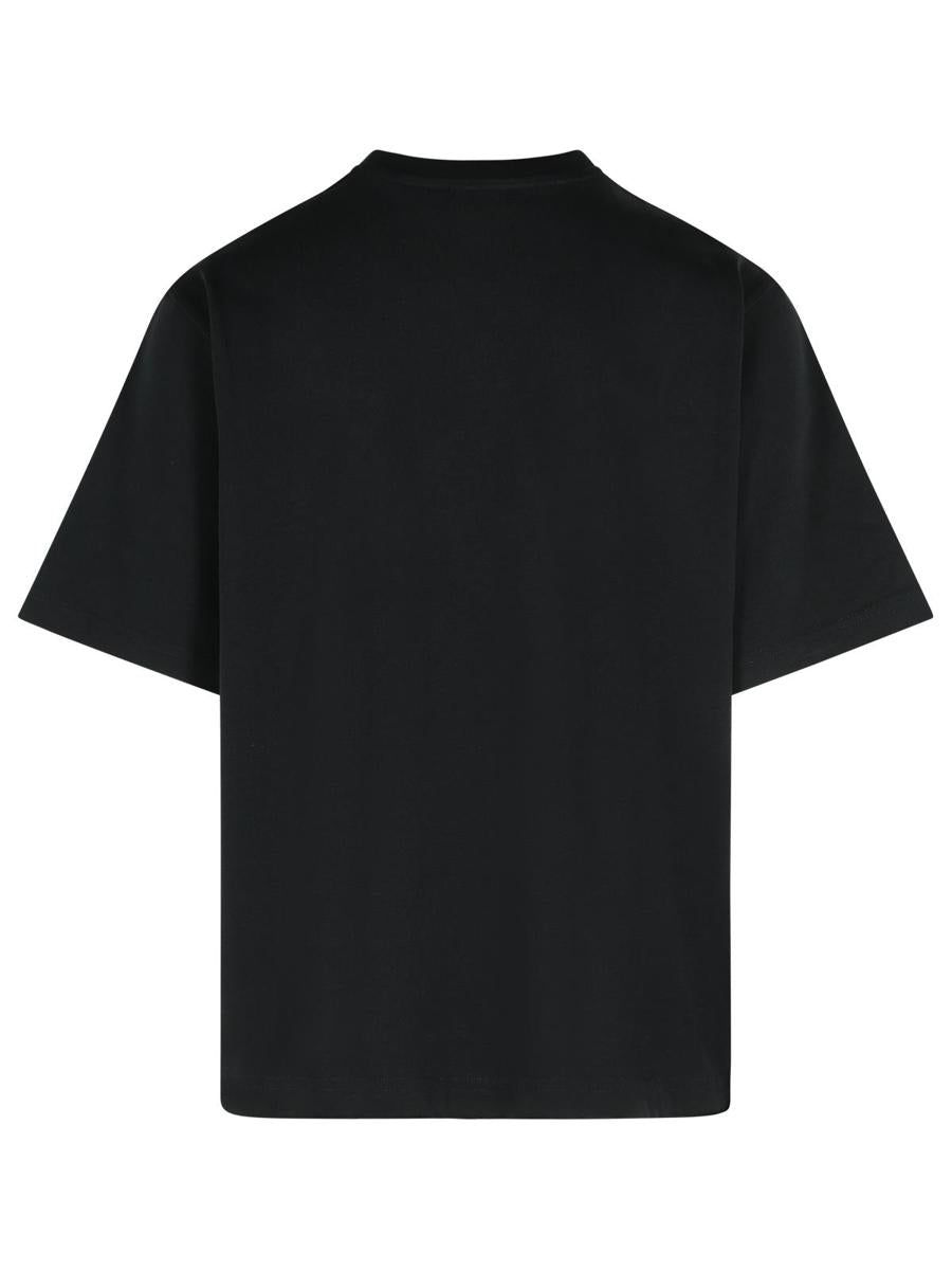 Casablanca Schwarzes Baumwoll-T-Shirt