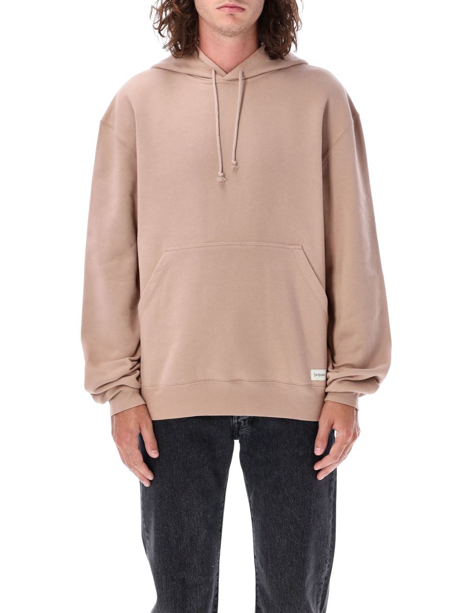 Kapuzenpullover mit Saint Laurent-Logoplakette