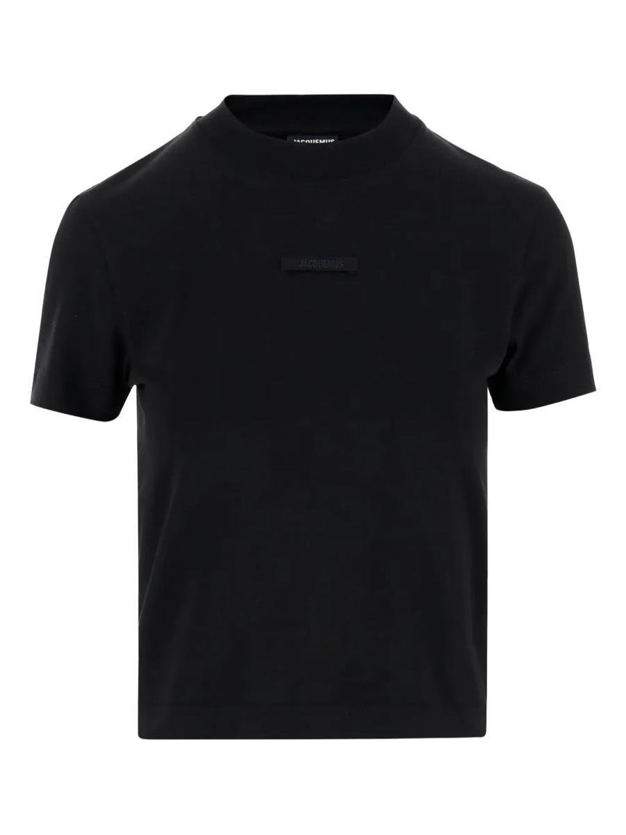 Jacquemus – Das Gros Grain-T-Shirt mit Rundhalsausschnitt