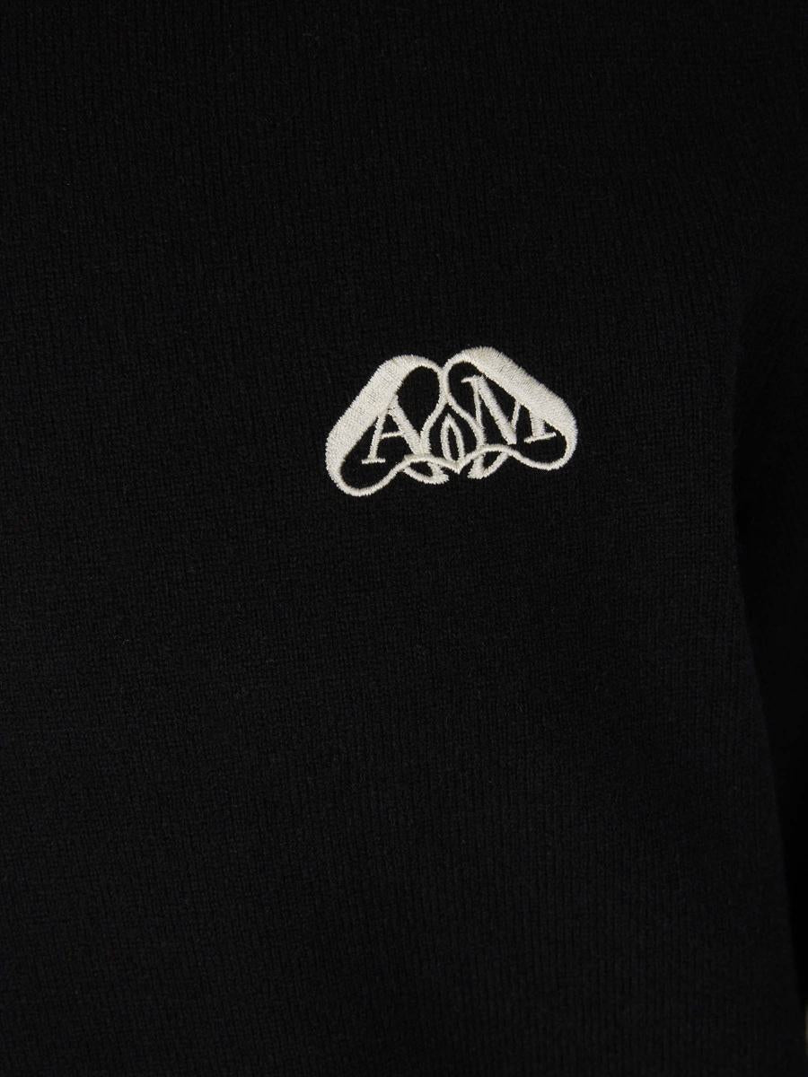 Alexander McQueen Kaschmirpullover mit Logo