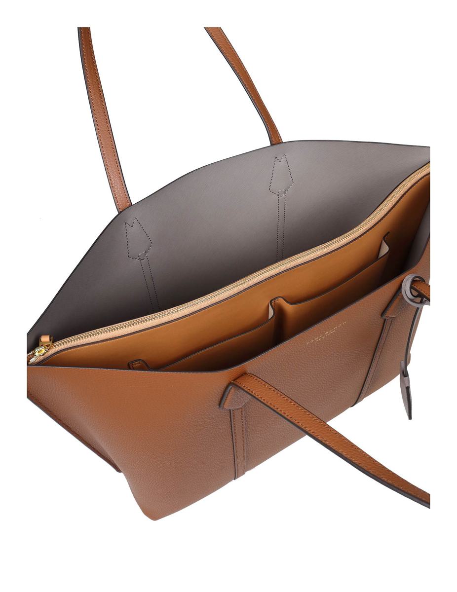 Tory Burch – Tragetasche aus gehämmertem Leder