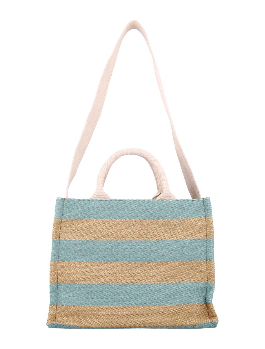 Marni Kleine Tragetasche mit Raffia-Effekt