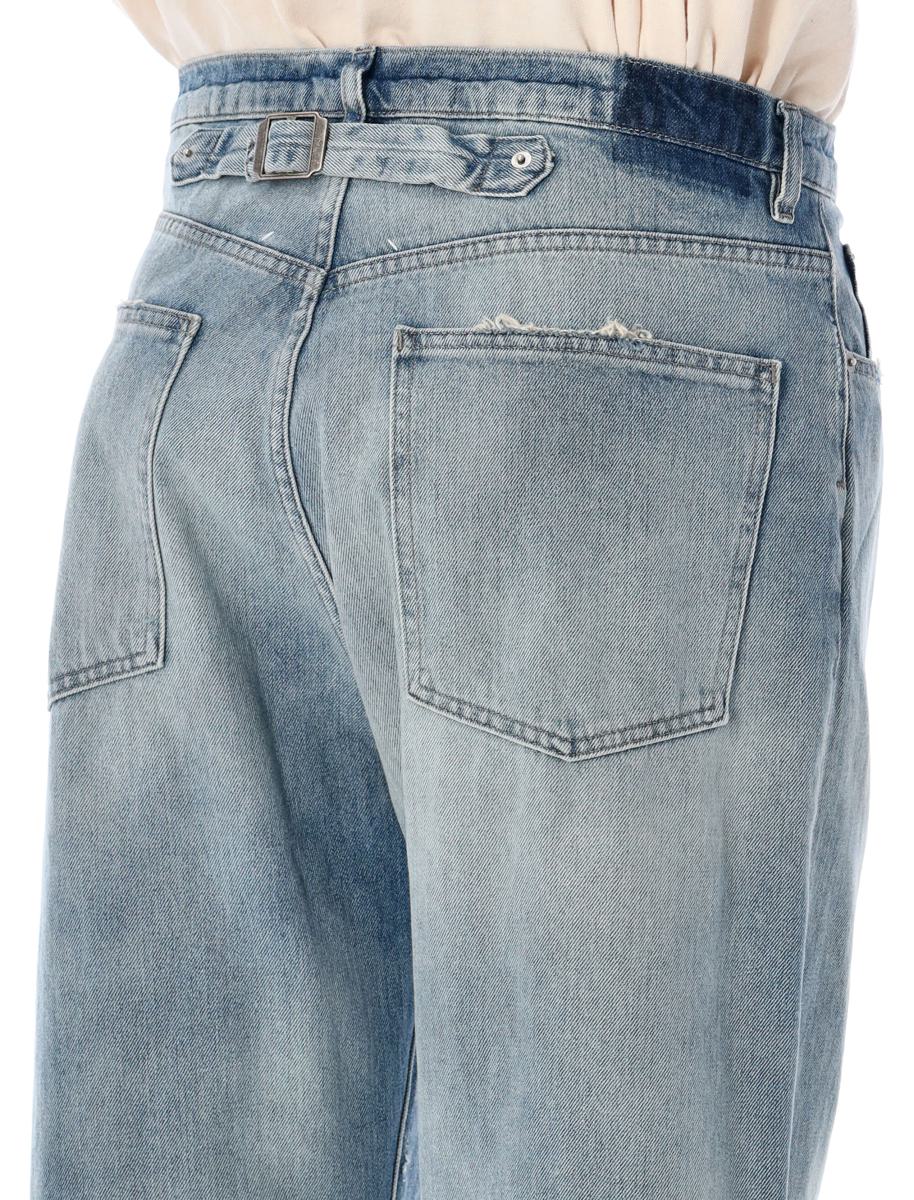 Maison Margiela Jeanshose mit Schnalle