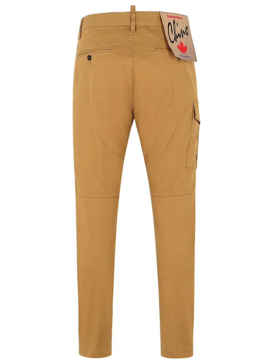 DSQUARED2 „Sexy“ Beige Cargohose aus Baumwolle