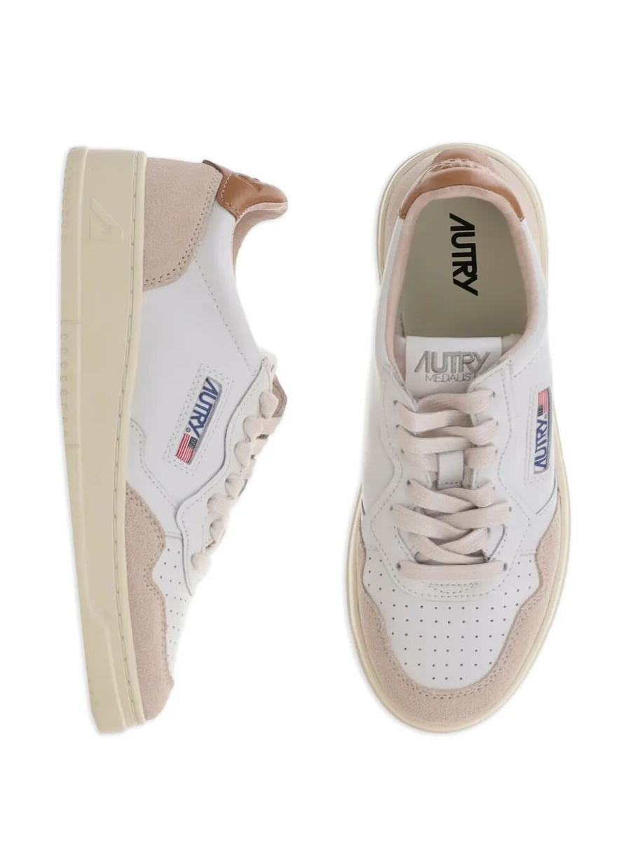 Autry „Medalist Low“ Wildleder-Sneakers