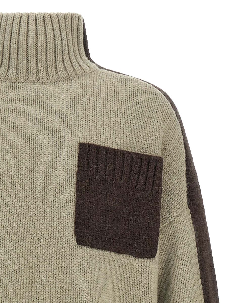JW Anderson – Pullover mit zweifarbiger aufgesetzter Tasche