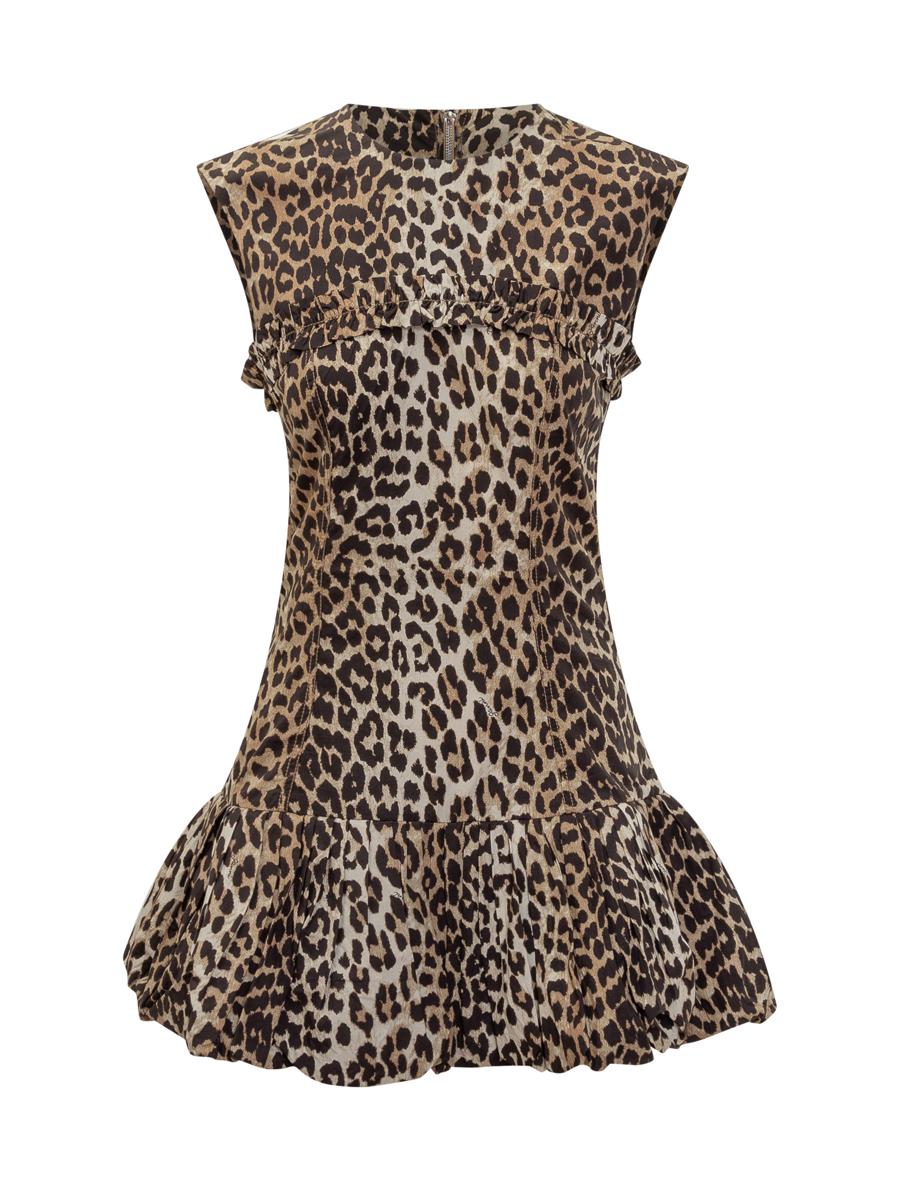 Ganni – Kleid mit Korsett