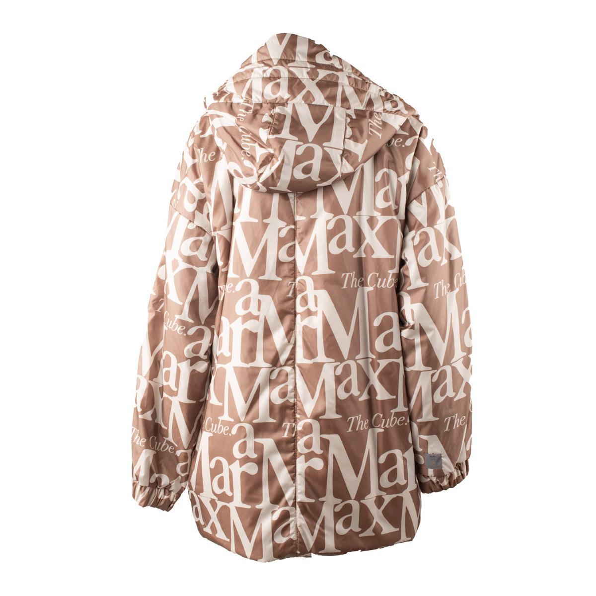 Max Mara – Wendbare Daunenjacke mit kamelfarbener Kapuze