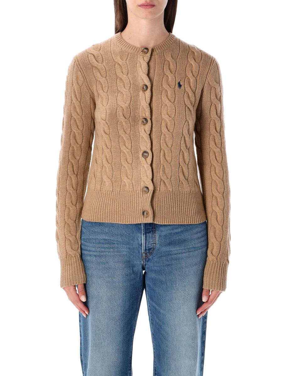 Polo Ralph Lauren – Zopfmuster-Cardigan aus Wolle und Kaschmir