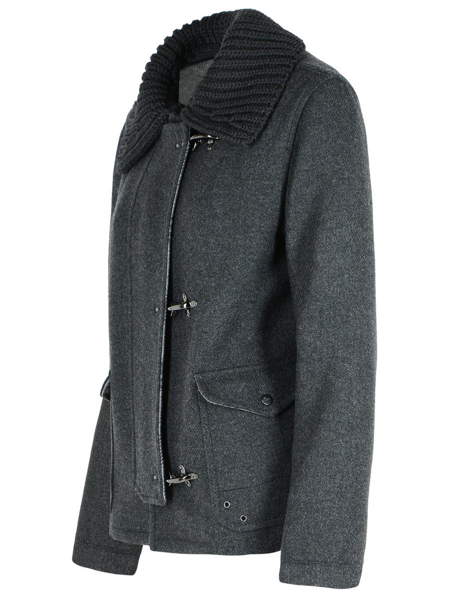 Fay Graphite Wolljacke