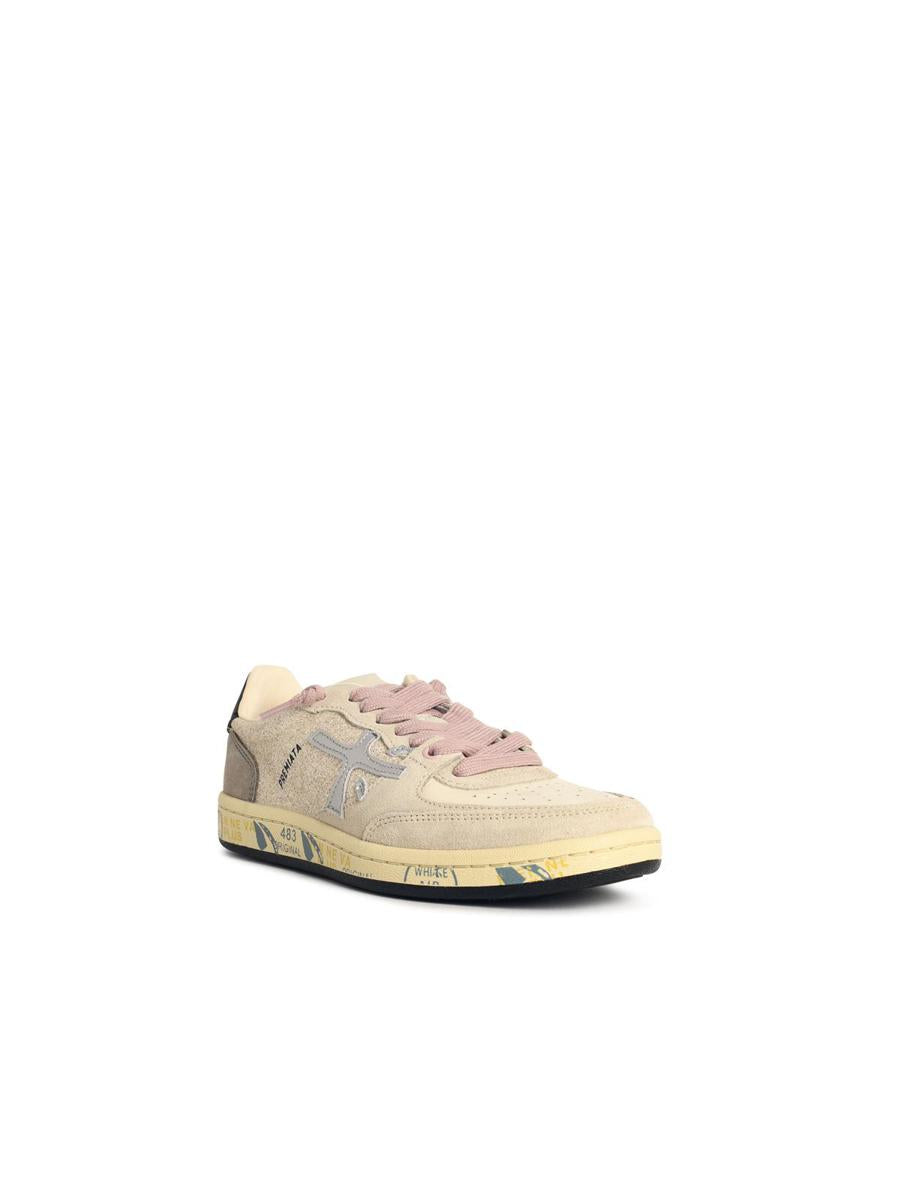 Premiata „Bskt Clay“ – Graue Sneakers aus Ledermischung