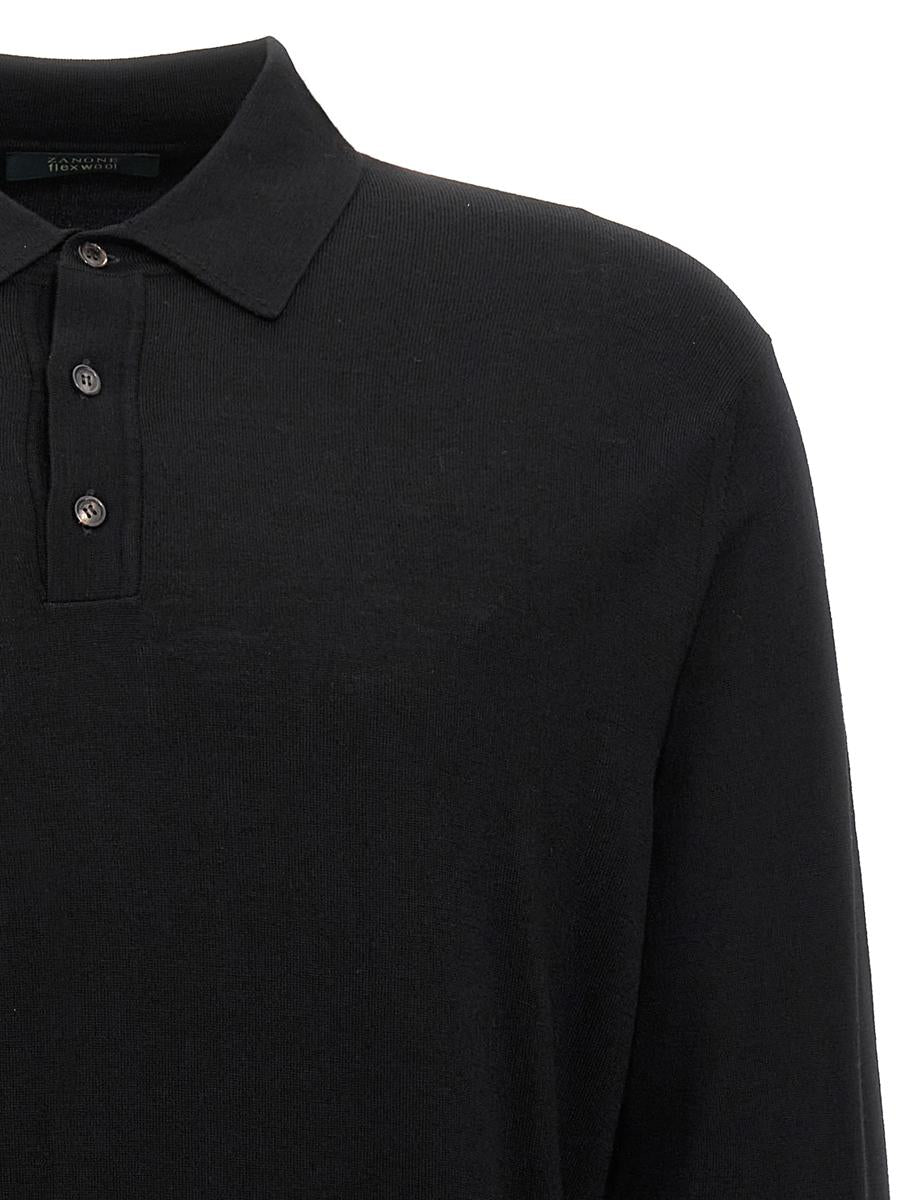 Zanone Woll-Poloshirt