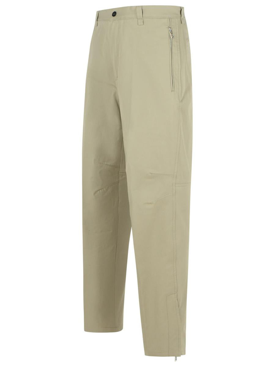 Lanvin „Biker“-Baumwollhose in Grün