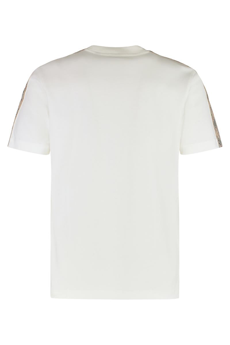 Burberry Baumwoll-T-Shirt mit Rundhalsausschnitt