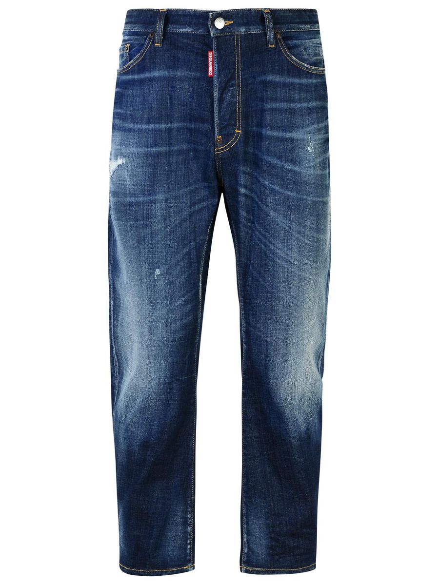 Dsquared2 – Blaue Jeans „Bro“ aus Baumwolle
