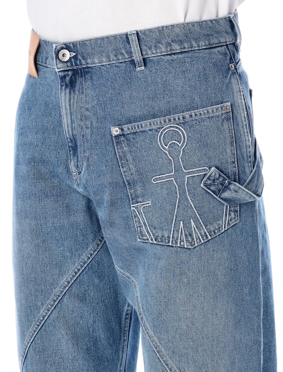 JW Anderson – Workwear-Jeanshose aus verdrehter Baumwolle