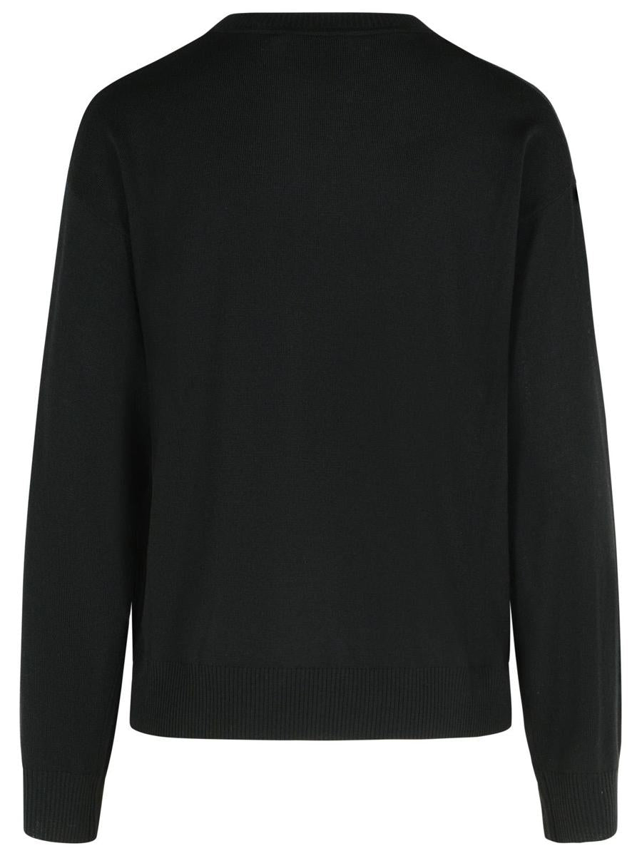 Schwarzer Pullover aus Schurwolle von Moschino Jeans