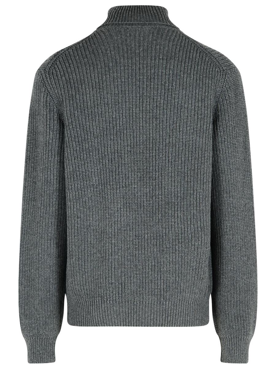 Dolce & Gabbana I Grauer Pullover aus Schurwolle