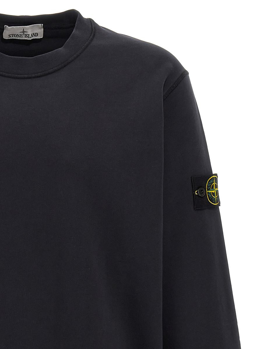 Sweatshirt mit Logo-Aufnäher von Stone Island