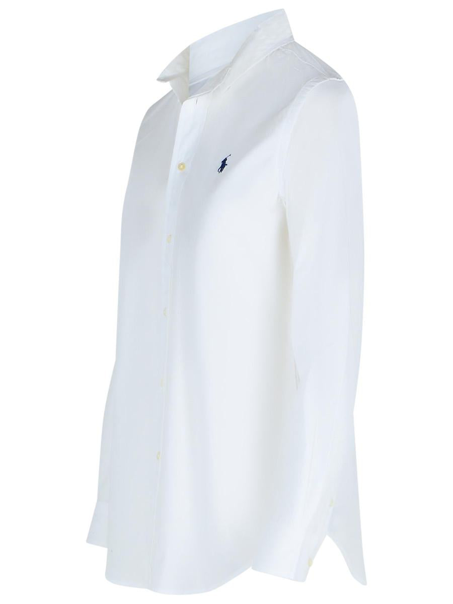 Polo Ralph Lauren Weißes Baumwollhemd