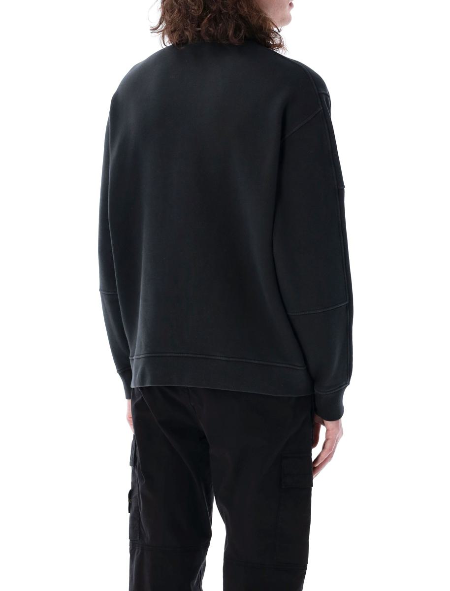 Stone Island Sweatshirt mit Old-Effect-Print