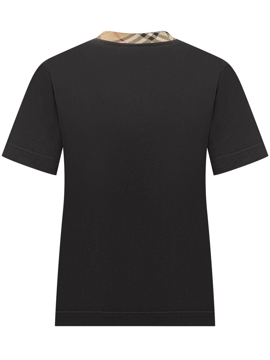 Burberry T-Shirt mit Karomotiv
