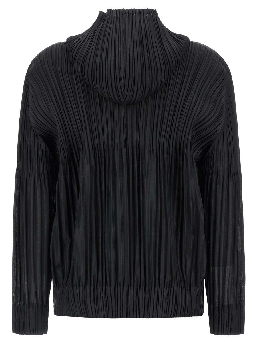 Pleats Please Issey Miyake Bluse mit Reißverschluss