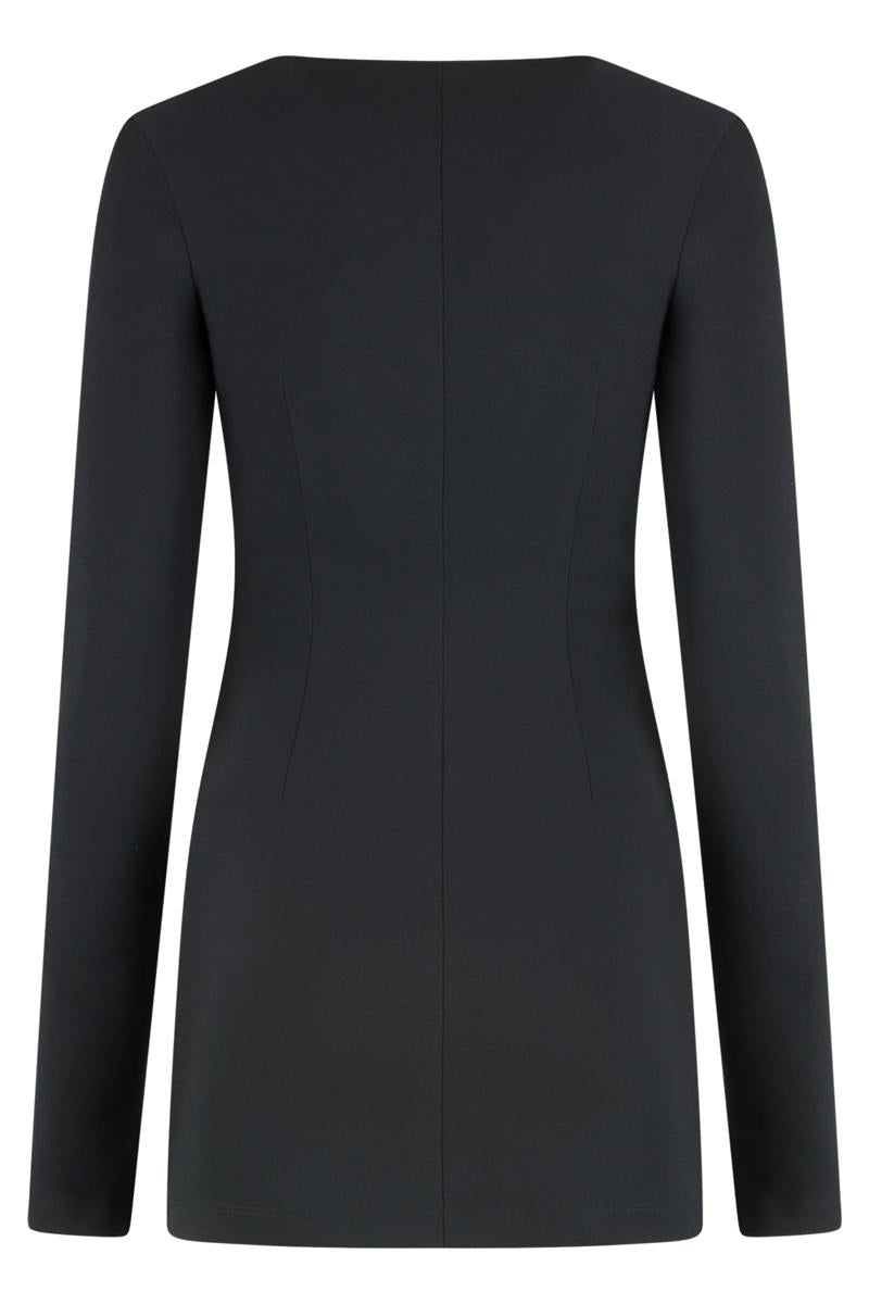 Das Attico Crepe Minikleid