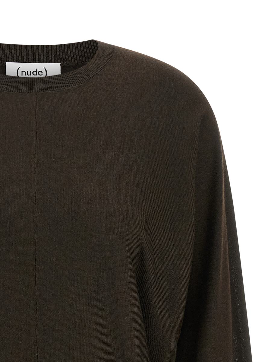Nackter Wollpullover