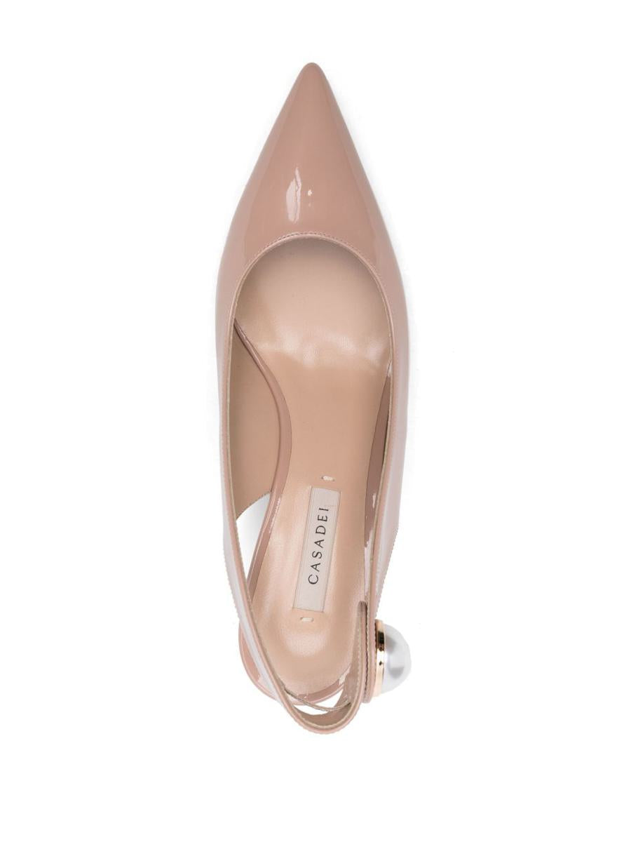Casadei – Slingback-Pumps mit spitzer Zehenpartie und mittelhohem Absatz