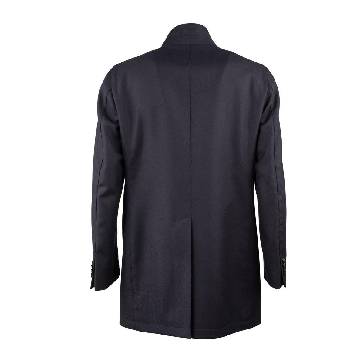 Tagliatore Blauer Wollmantel