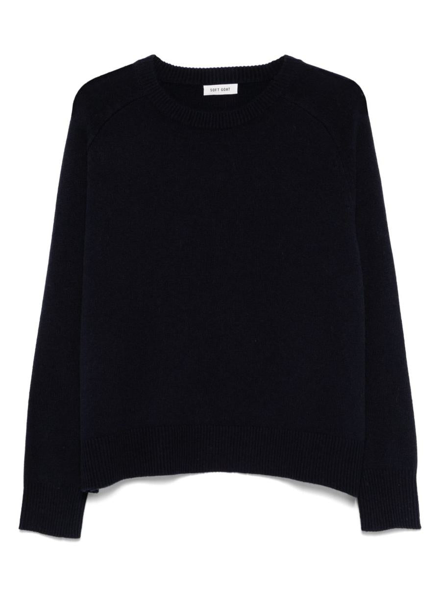 Weicher Boyfriend-Pullover aus Ziegenkaschmir mit Rundhalsausschnitt