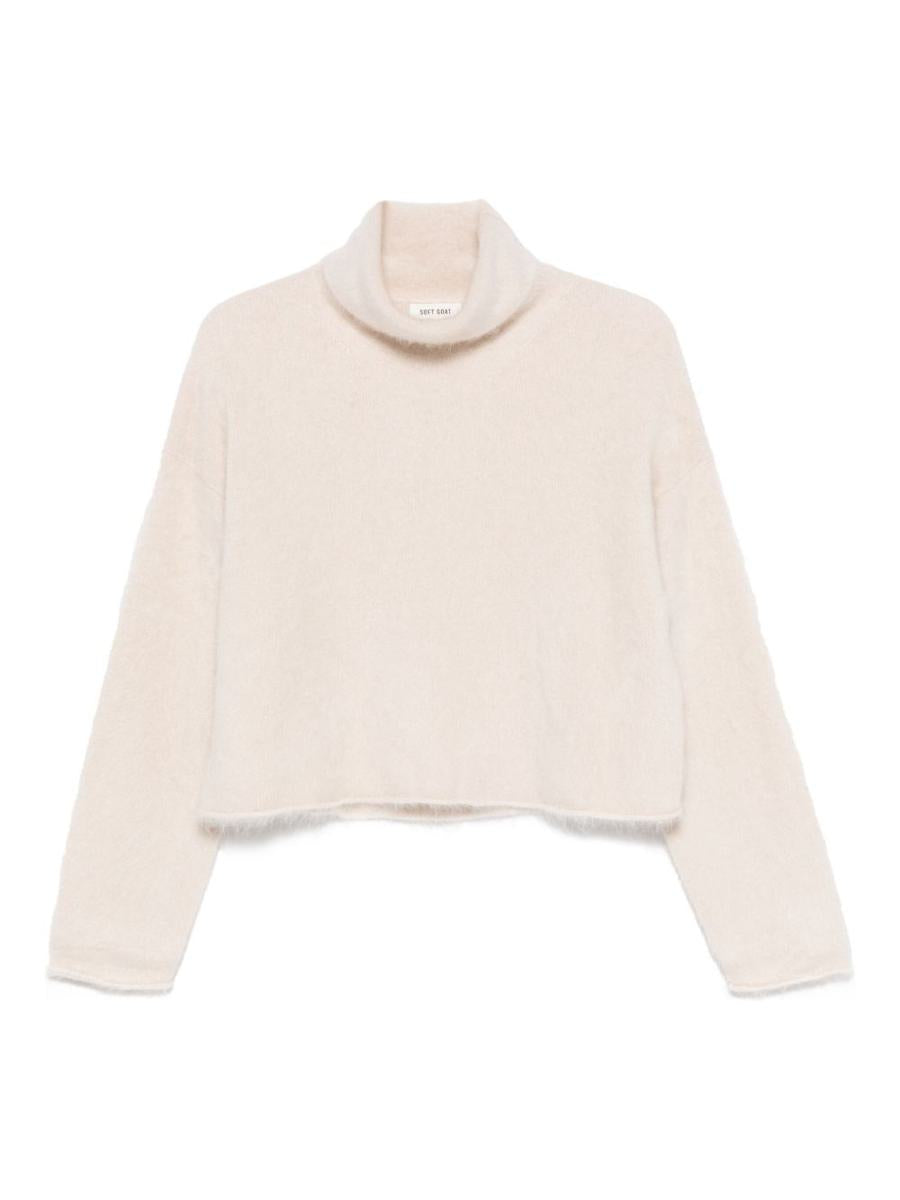 Weicher Rollkragenpullover aus Ziegenkaschmir