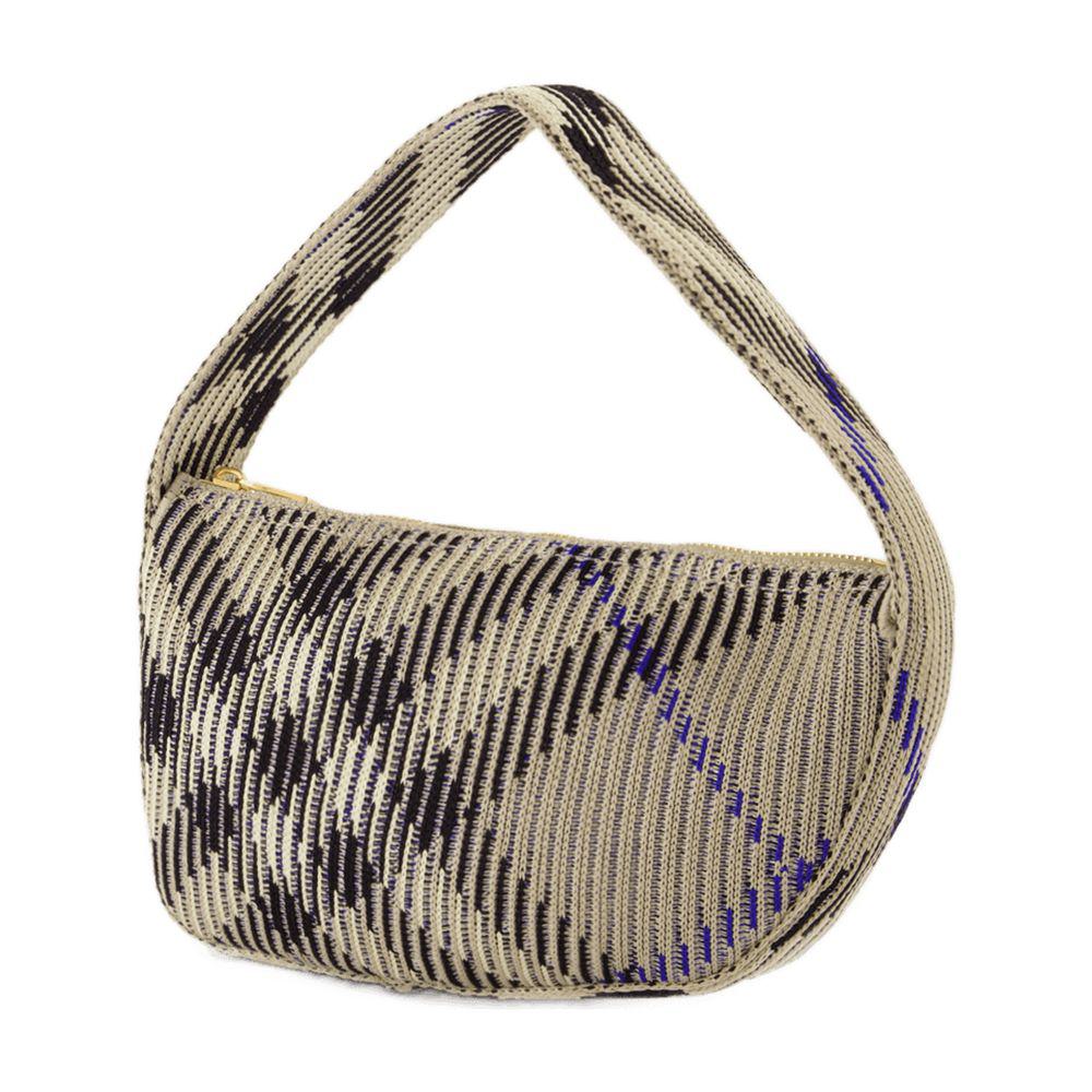 Burberry – Baguette-Geldbörse aus Strick