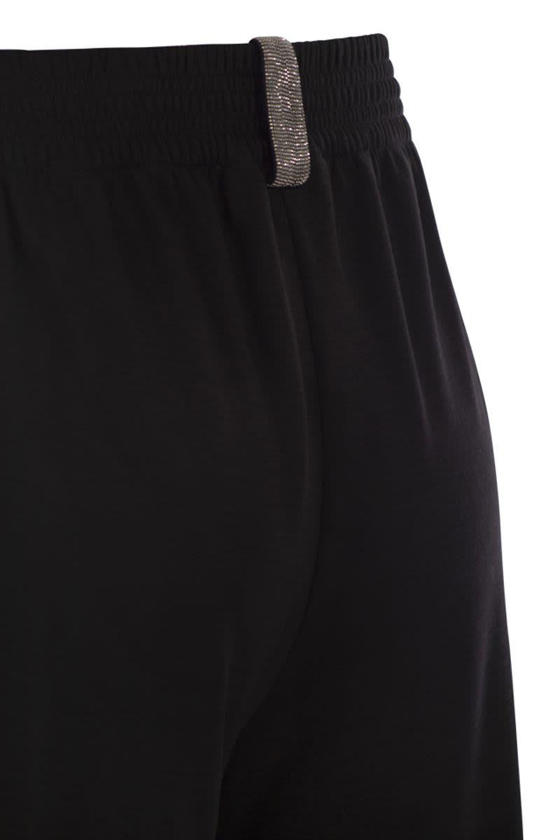 Fabiana Filippi Weite Hose aus Viskose und Wolle