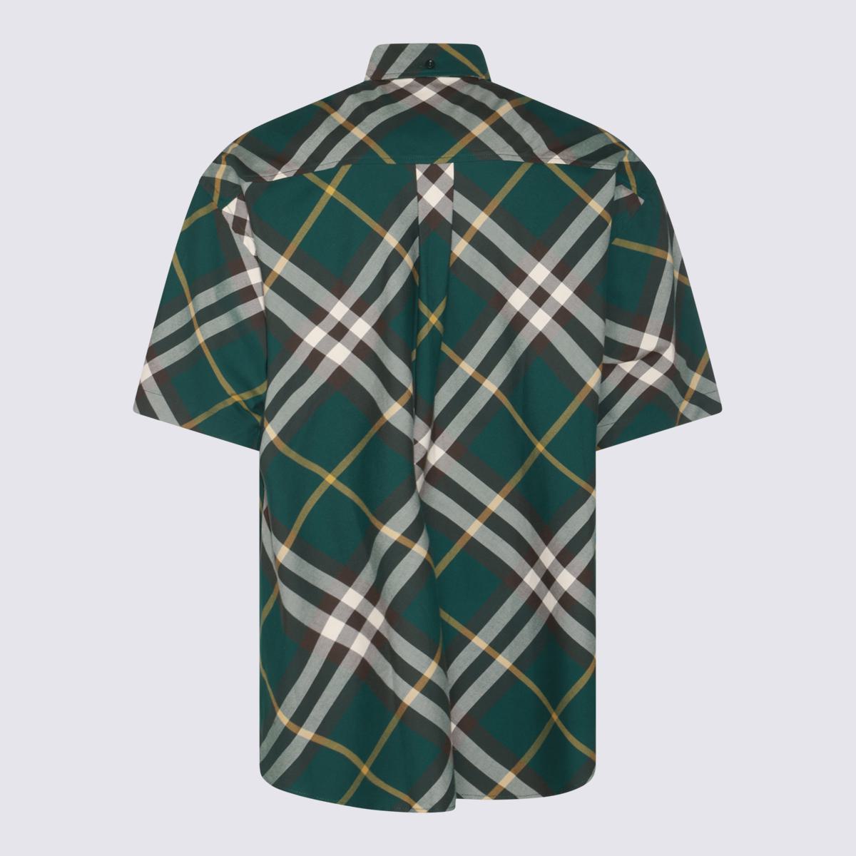 Grünes Baumwollhemd von Burberry