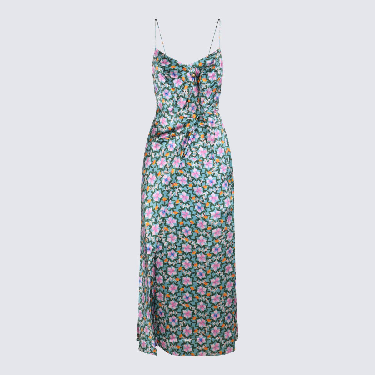 Saloni Mehrfarbiges Kleid