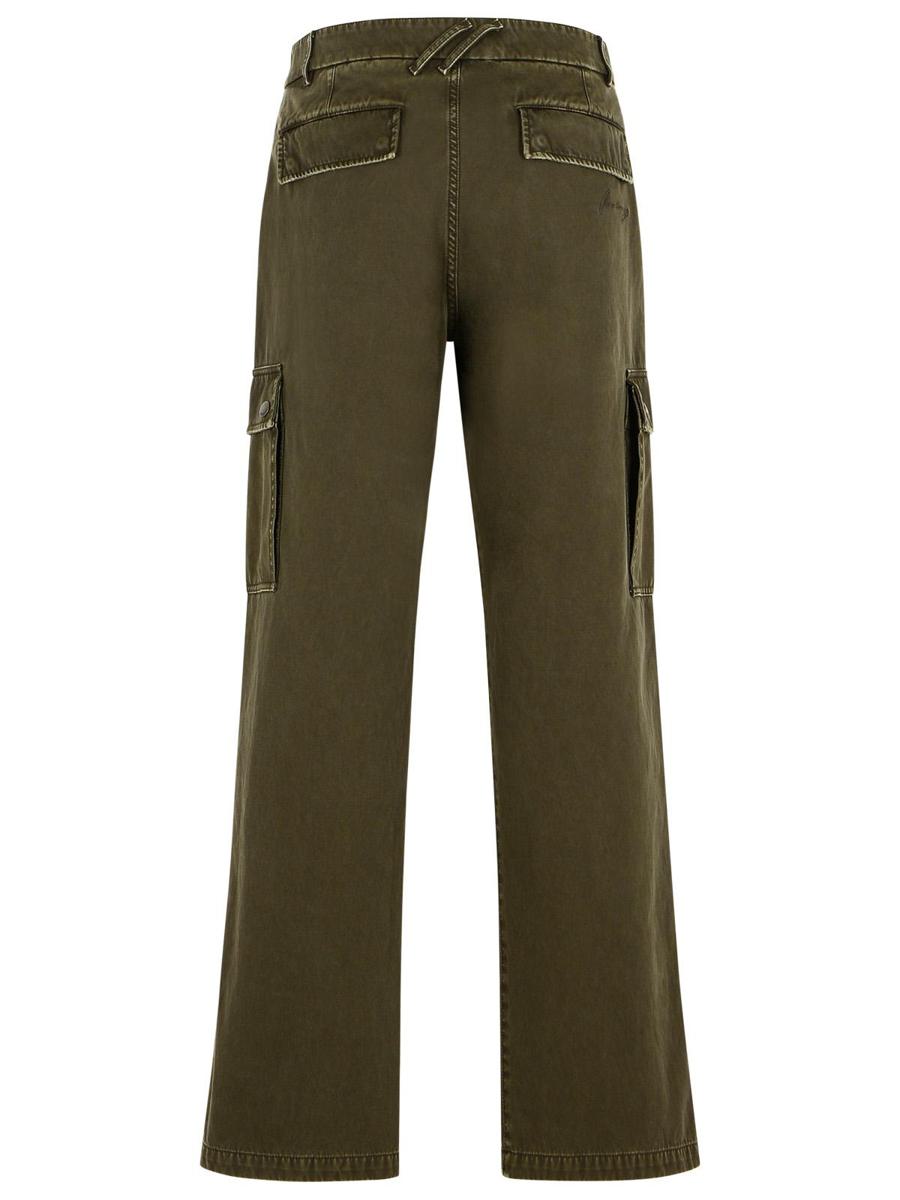Burberry Grüne Baumwollhose
