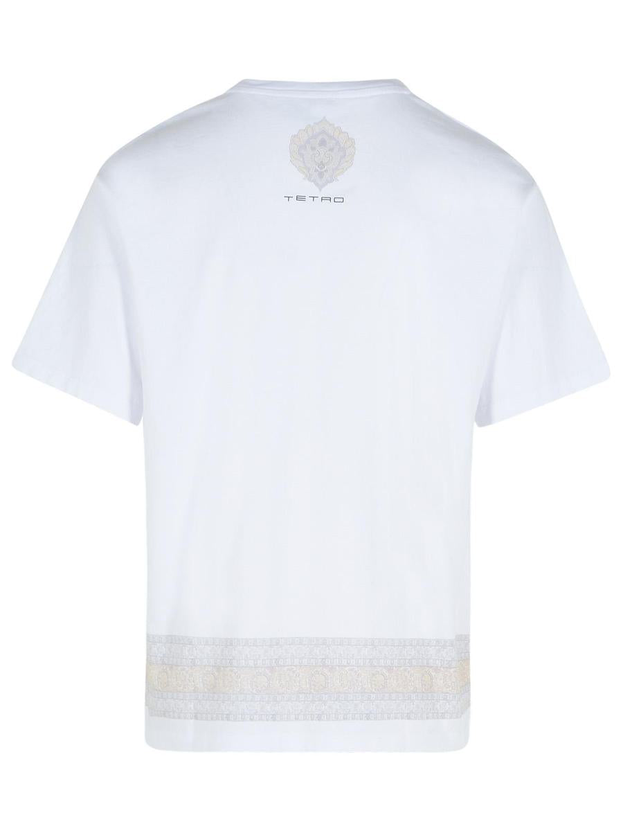 Etro „Soho“ weißes Baumwoll-T-Shirt