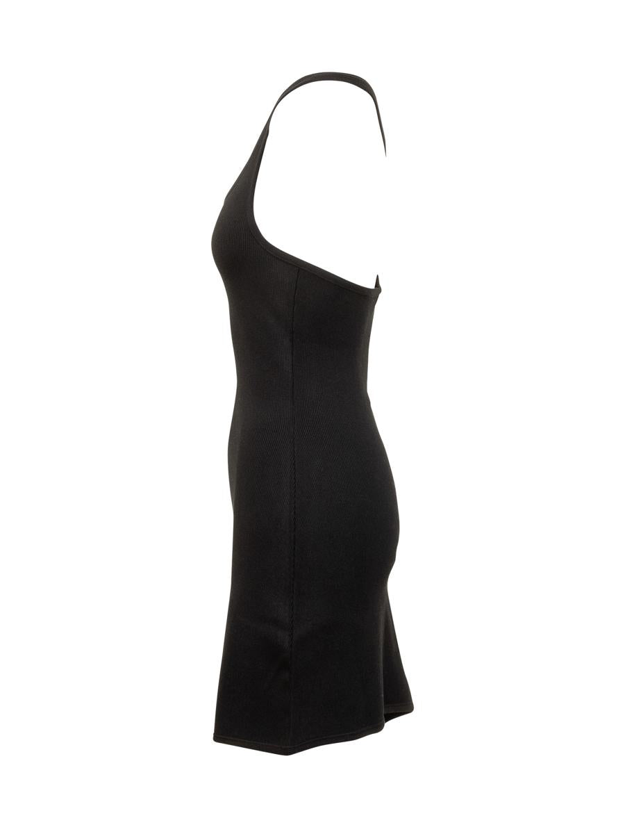 Courrèges Courrèges Asymmetrisches schwarzes Kleid