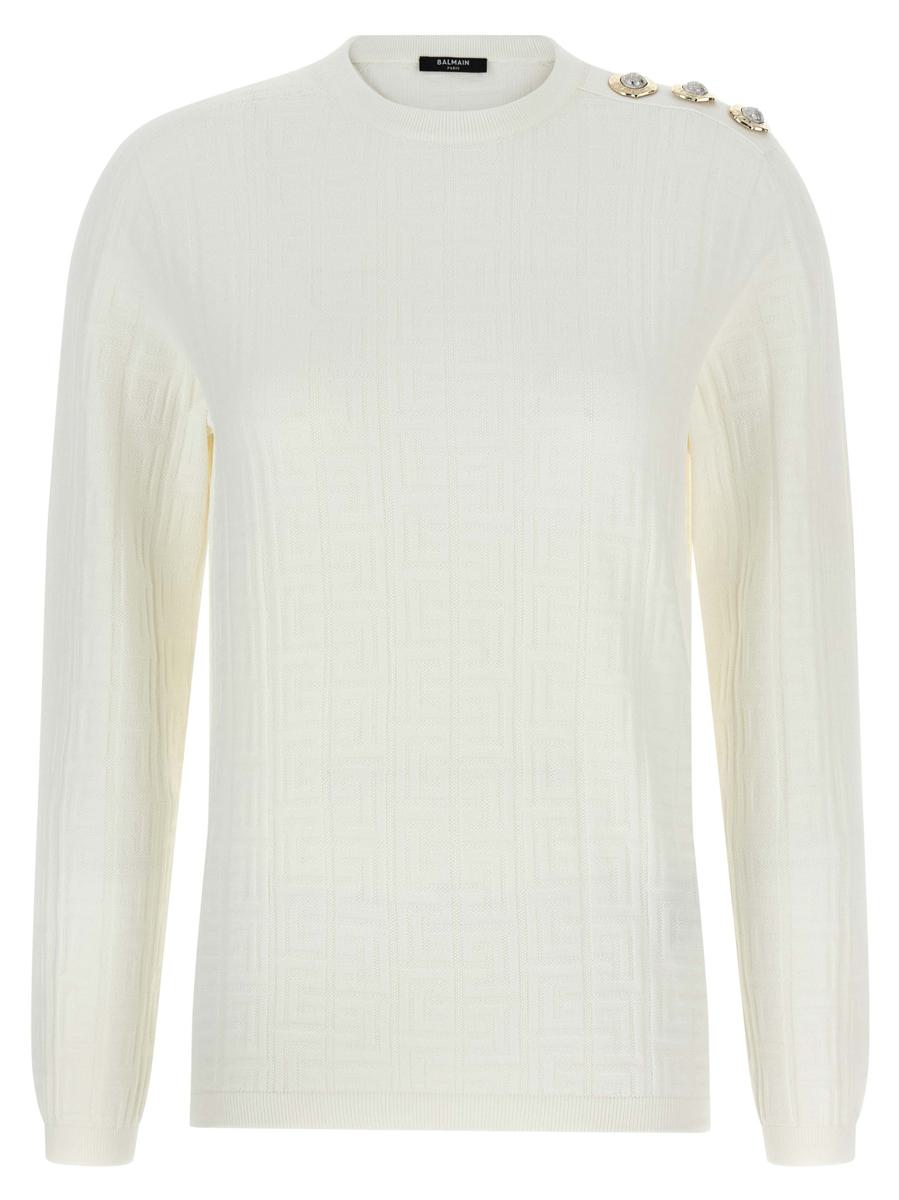 Balmain Maxi-Schulteroberteil