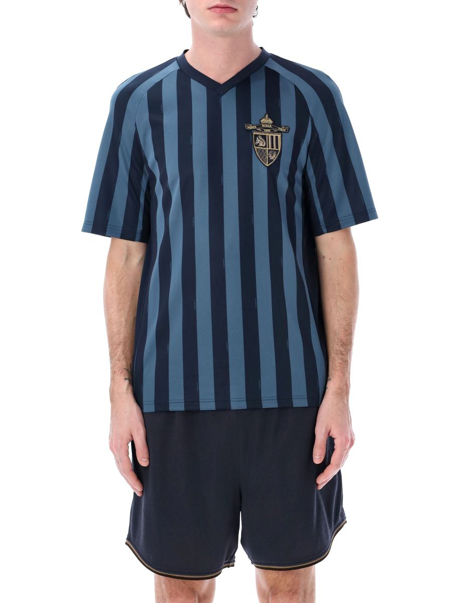 Fendi T-Shirt mit V-Ausschnitt