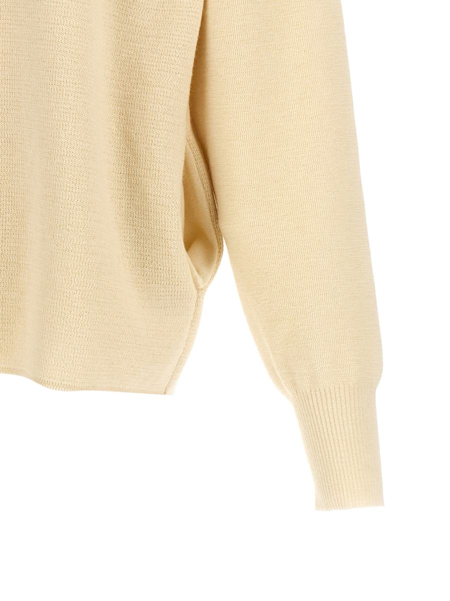 Ma'Ry'Ya Pullover mit halbem Reißverschluss